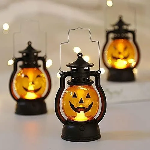 1 Pcs Halloween Dec Prop Pumpkin Witch Lantern Hand Skull Lamp Portable Nightlight Ghosty Light 1pcs ramdon lamp