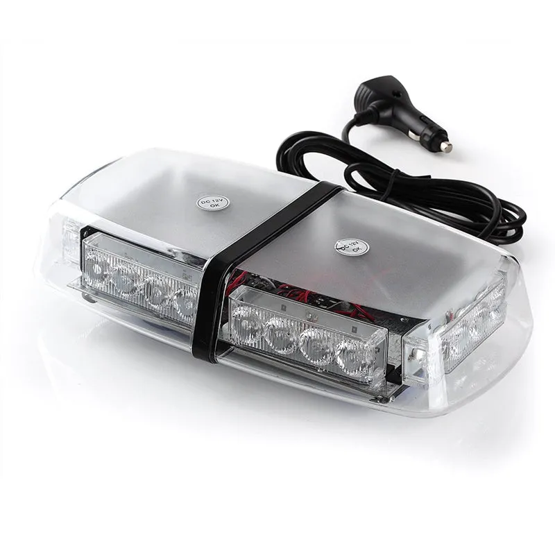 12W LED Rooftop Strobe Light with Magnetic Base