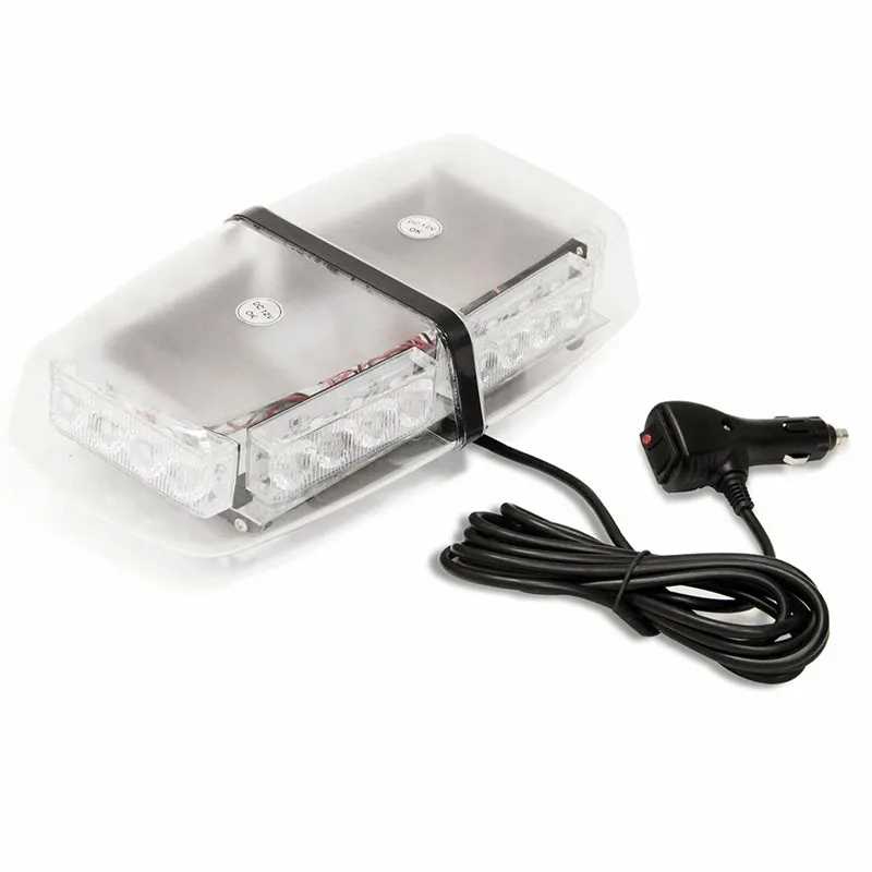 12W LED Rooftop Strobe Light with Magnetic Base