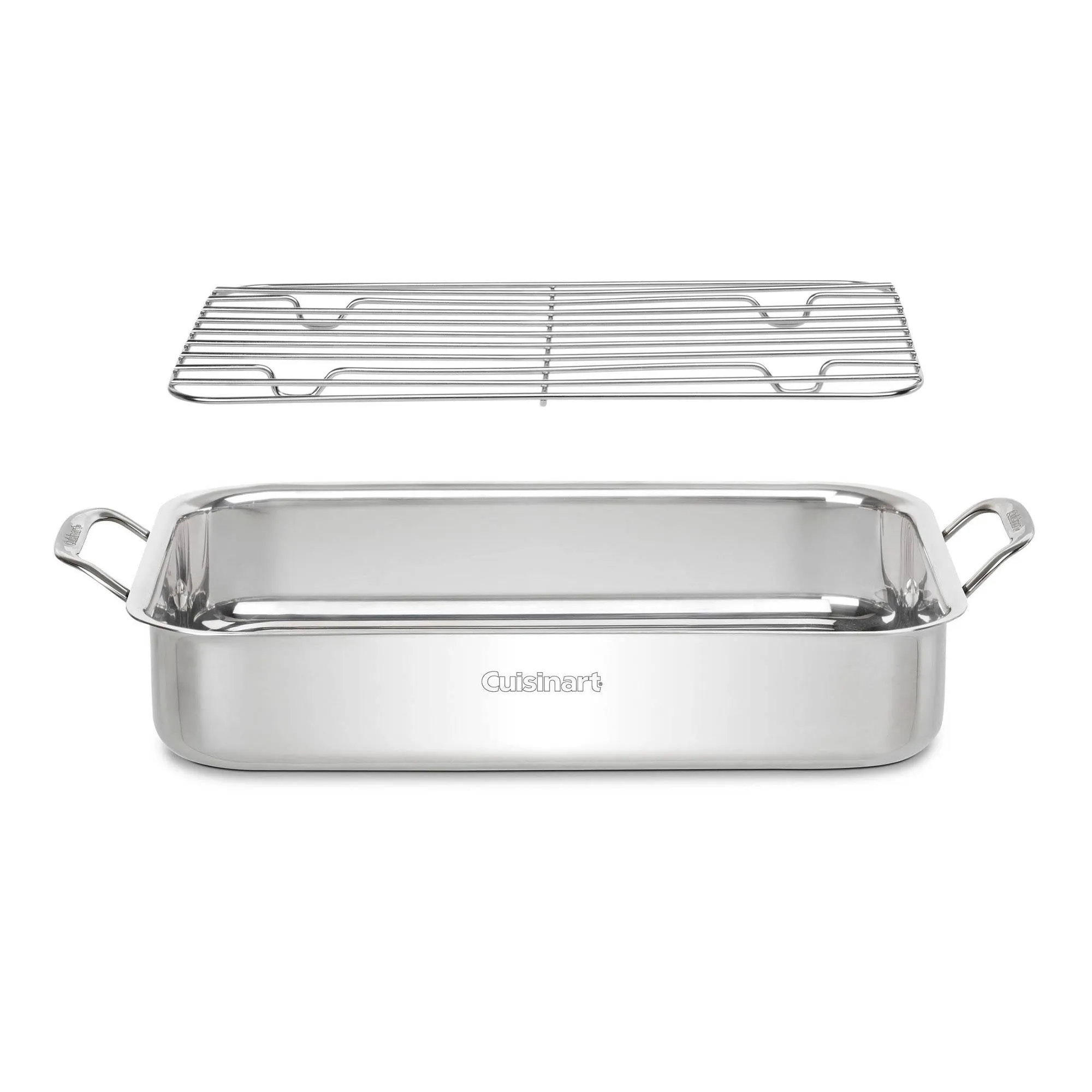 14" Lasagna Pan with Stainless Steel Rack