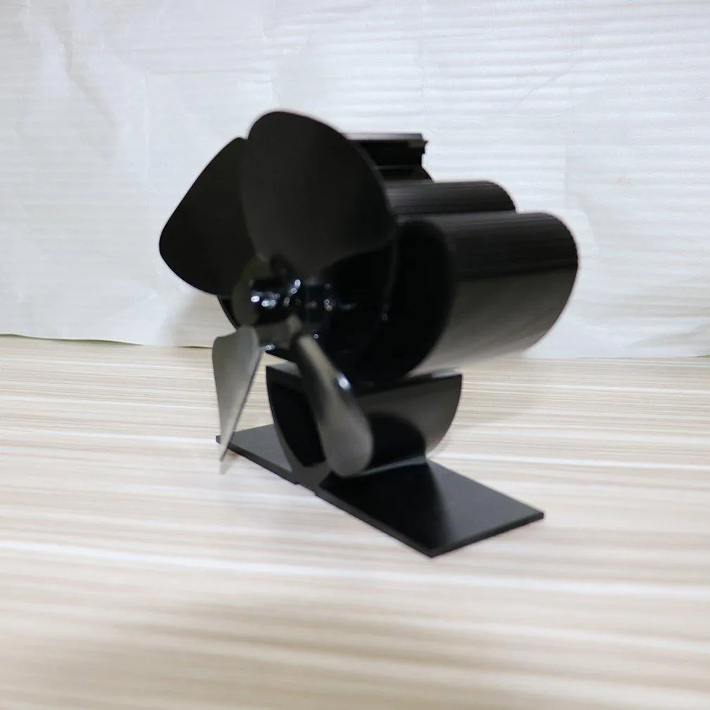 4 Blade Thermal Heat Powered Pellet Stove Fan