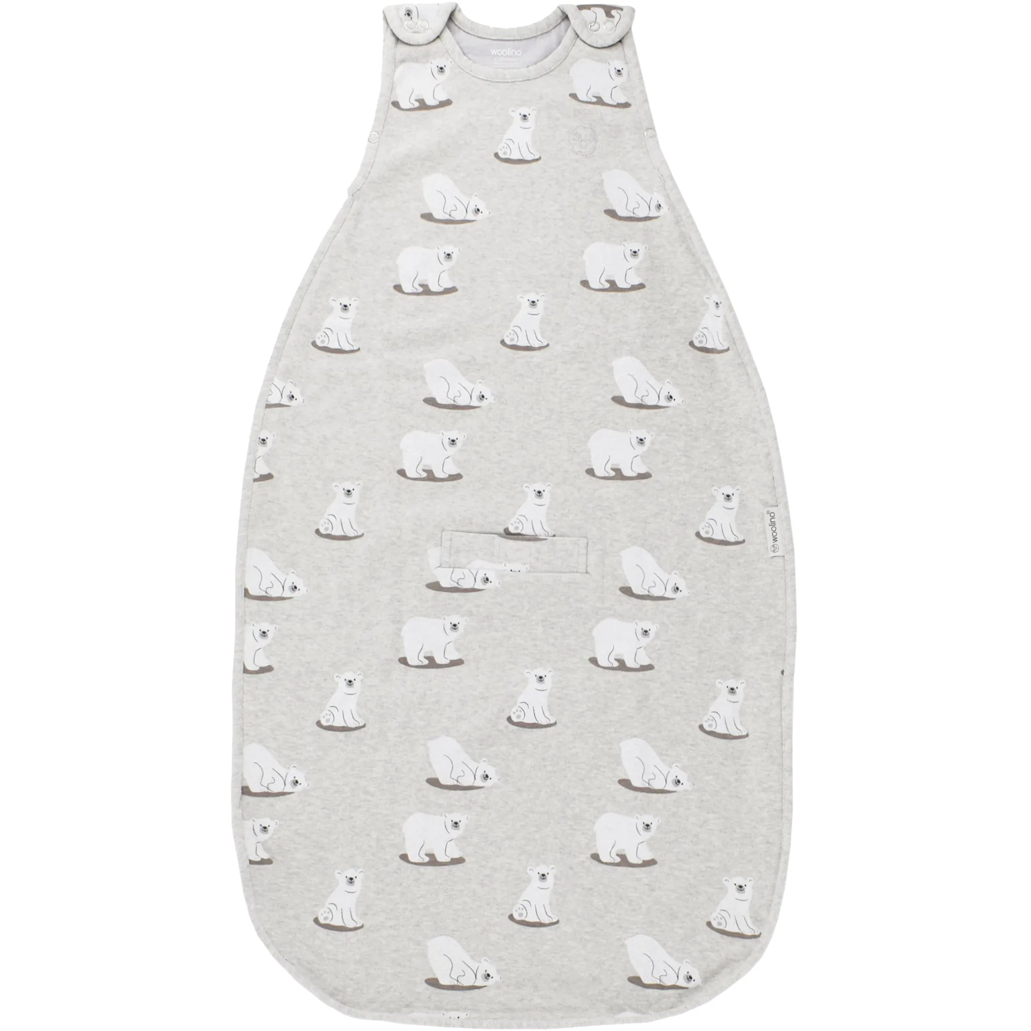 4 Season Ultimate Baby Sleep Bag, Merino Wool & Organic Cotton, 2 Months - 2 Years, Polar Bear