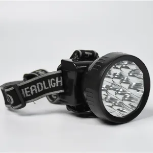 7519 HEAD LAMP 13 LED LONG RANGE RECHARGEABLE HEADLAMP ADJUSTMENT LAMP USE FOR FARMERS, FISHING, CAMPING, HIKING, TREKKING, CYCLING