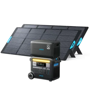 Anker SOLIX F2000   BP2600 Expansion Battery   2x 400W Solar Panel