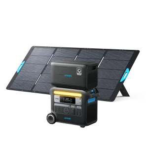 Anker SOLIX F2000   BP2600 Expansion Battery   400W Solar Panel