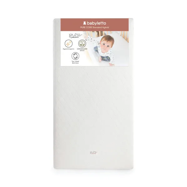 Babyletto Pure Core Non-Toxic Crib Mattress with Hybrid Cover *BO Mid 11/2024*