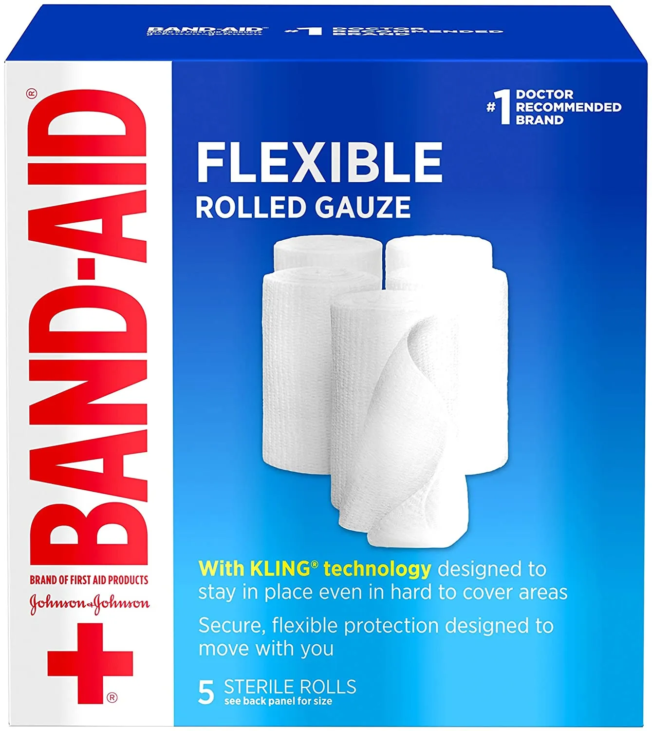 Band Aid Flexible Rolled Gauze Dressing