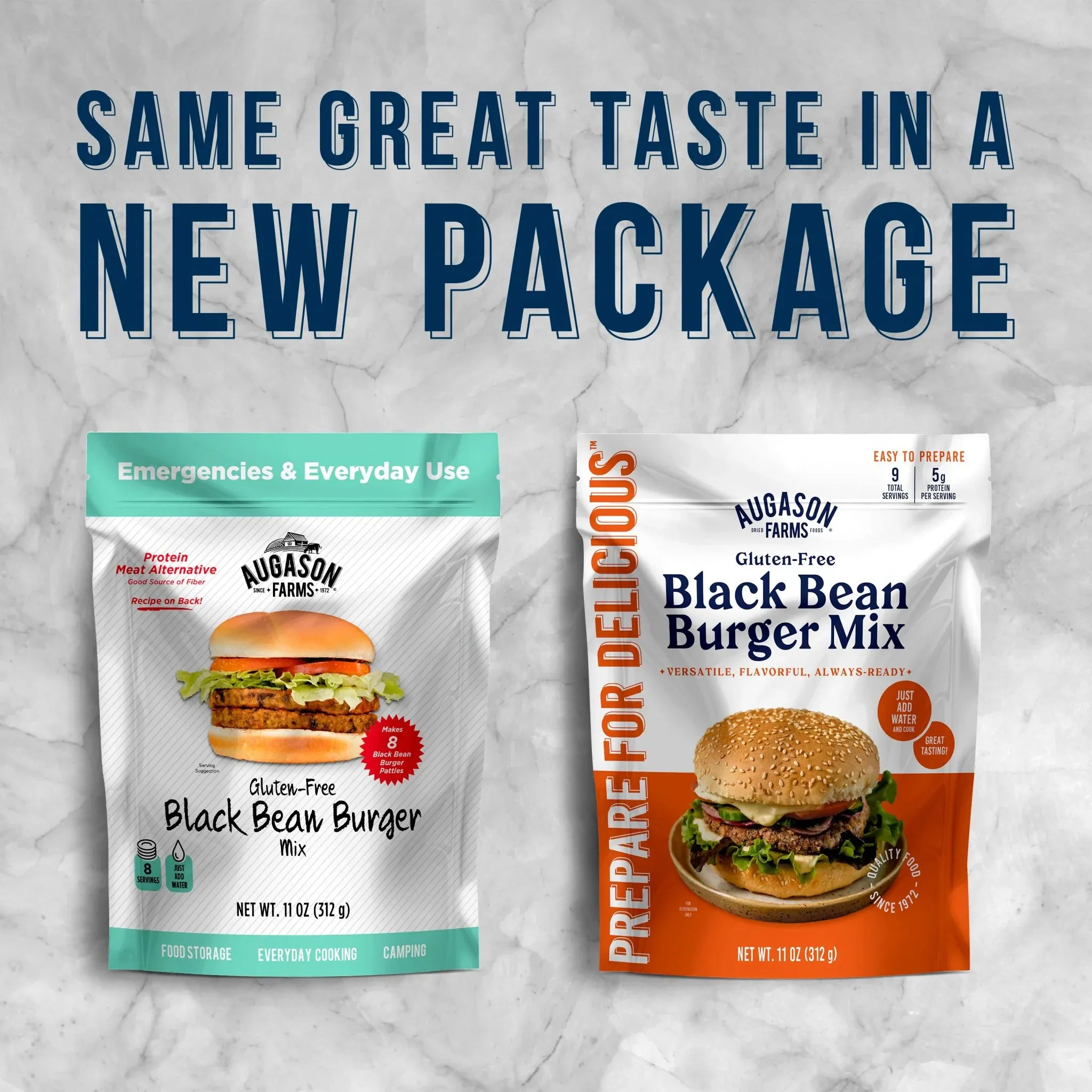 Black Bean Burger Mix Pouch