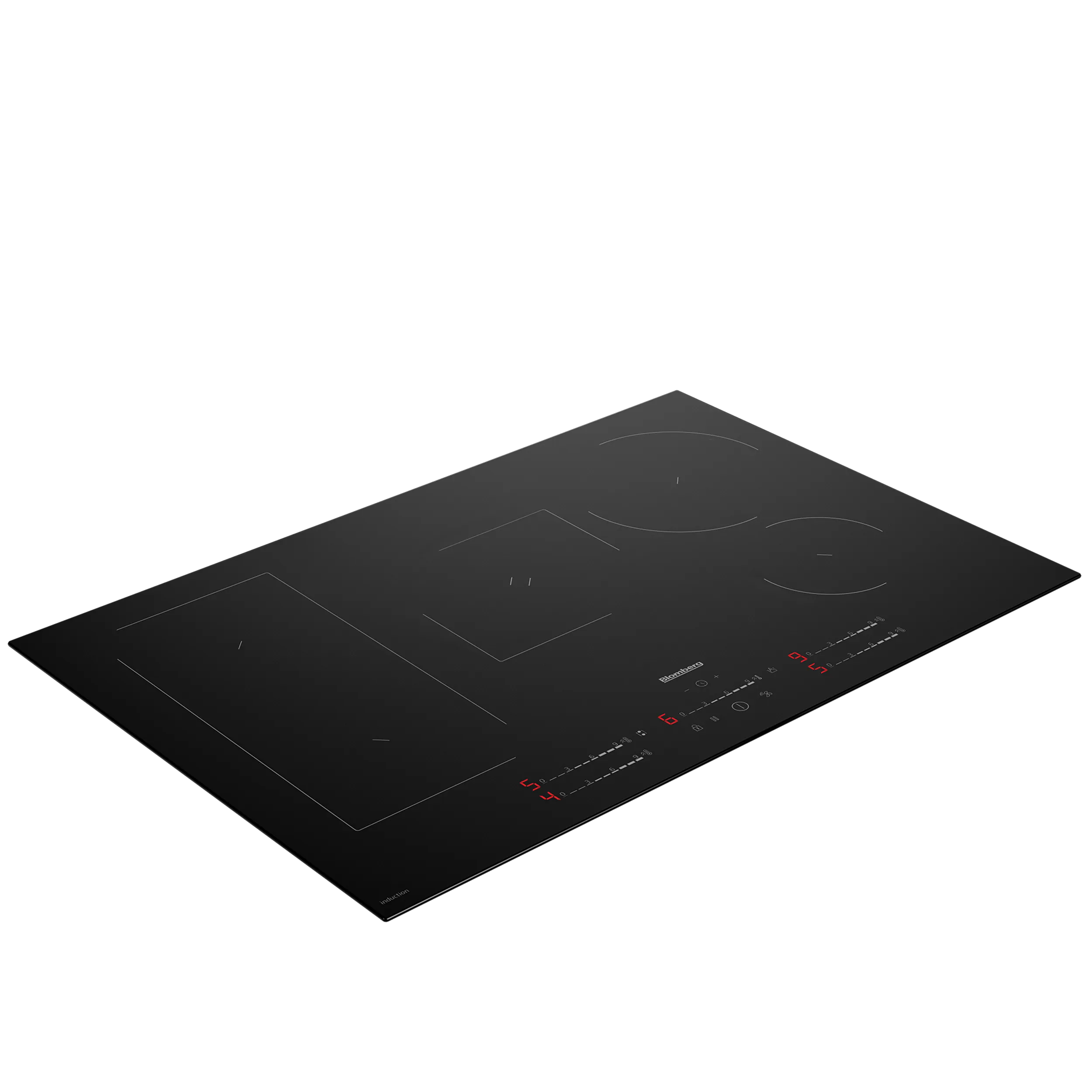 Blomberg 80cm 5 zones Cook Sensor Induction Hob Black | MIX55487N