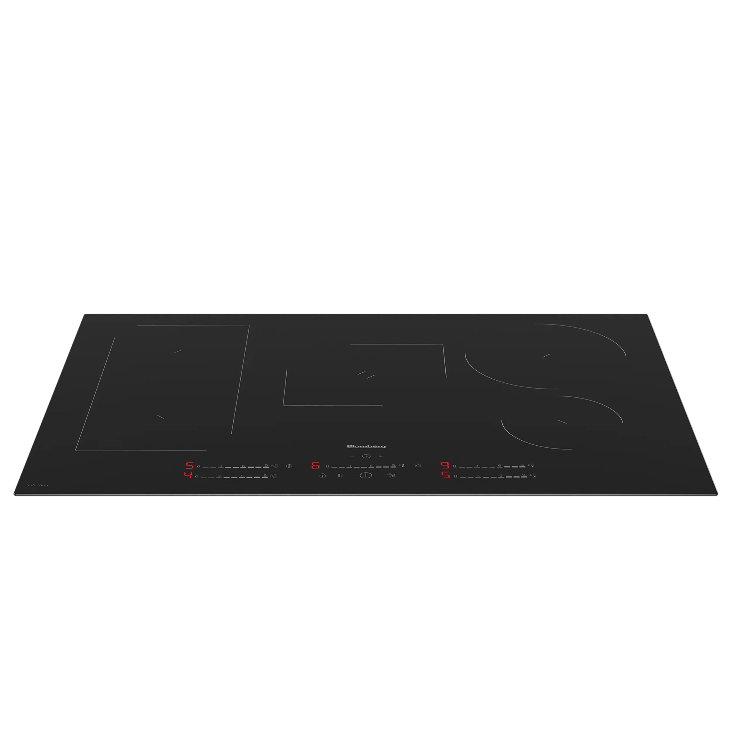 Blomberg 80cm 5 zones Cook Sensor Induction Hob Black | MIX55487N