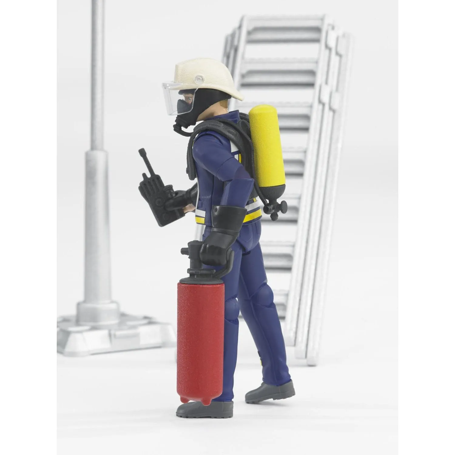 Bruder Fire Brigade Action Figure with Firefighting Accessories, 62700