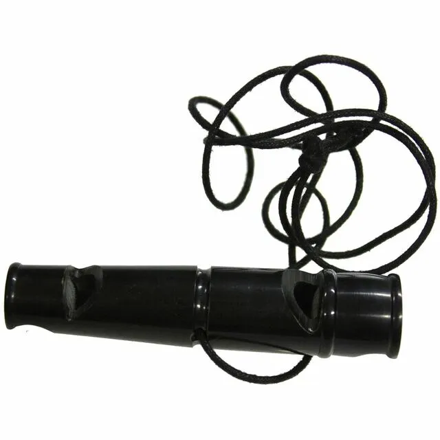 Buffalo horn whistle