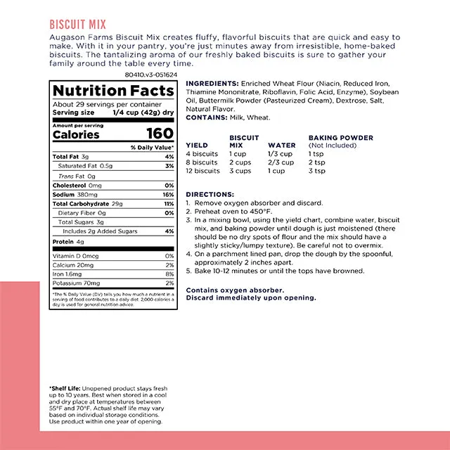 Buttermilk Biscuit Mix
