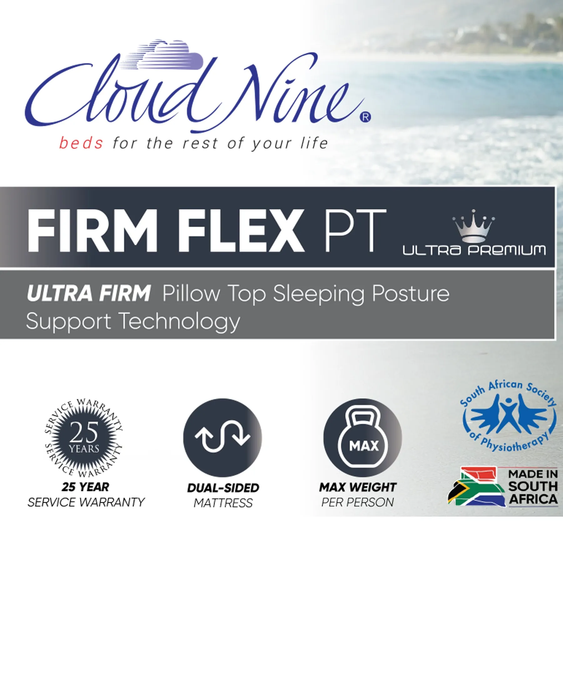 Cloud Nine Firm Flex PT 3/4 Bed