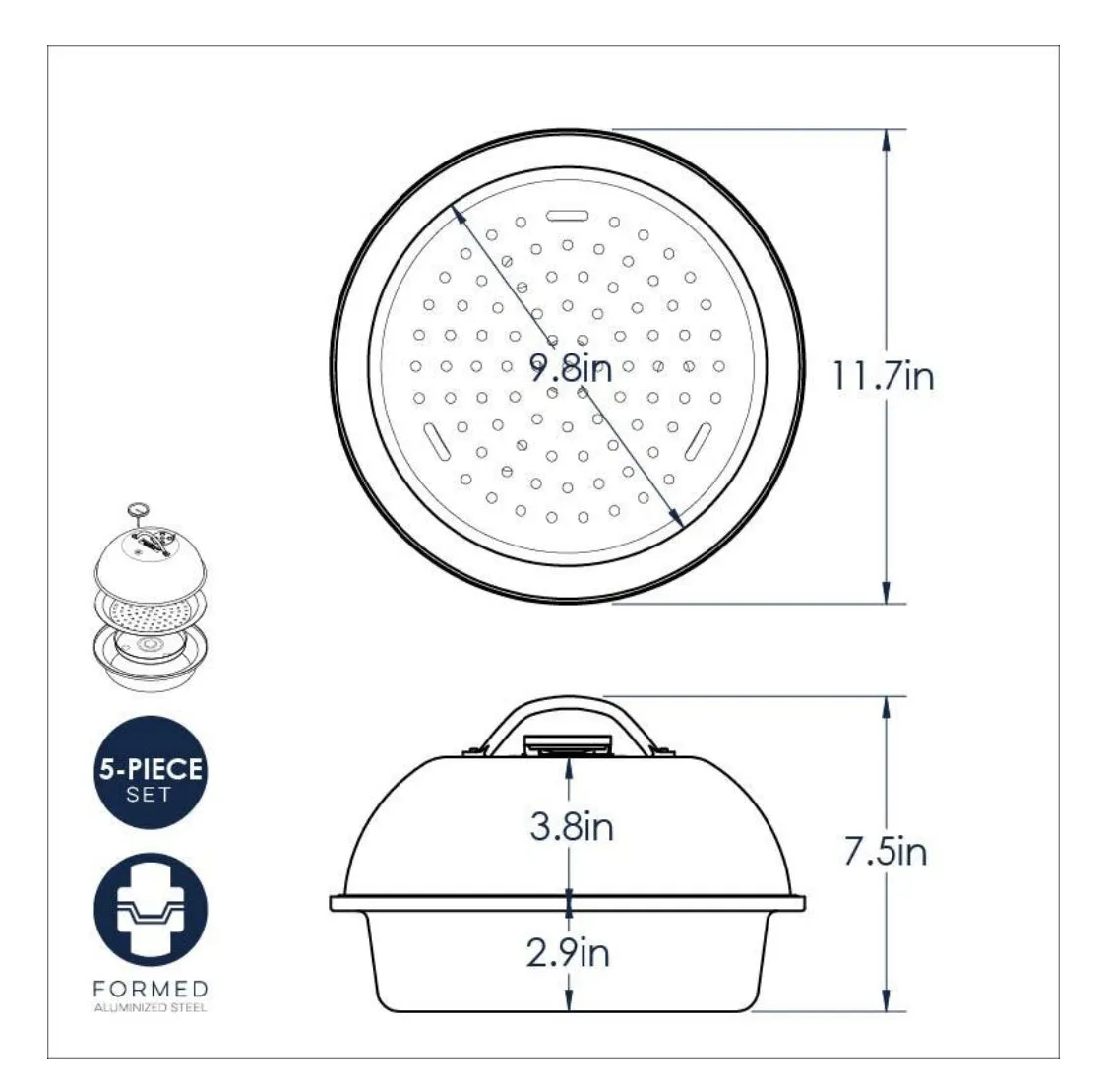 Compact Kettle Smoker