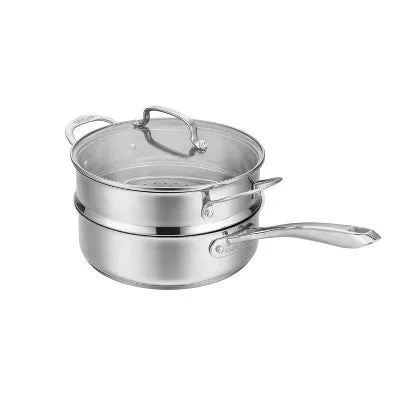 Cuisinart Classic 3.5qt Stainless Steel Saute & Steamer Set with Helper Handle and Cover - 83-3