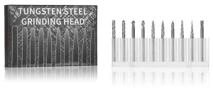 DSPIAE Tungsten Steel Grinding Head Set GH-10 (10pcs)