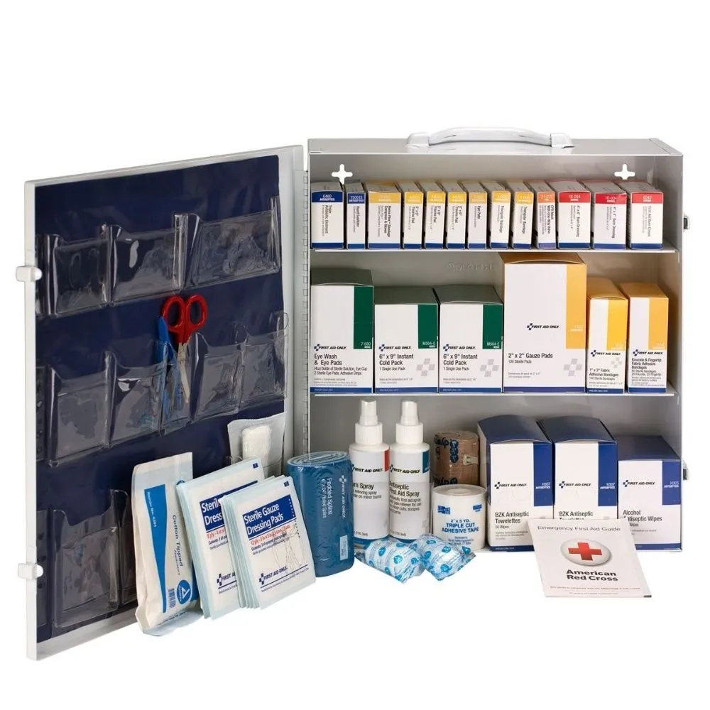 First Aid Only 90790 3 Shelf First Aid ANSI B  Metal Cabinet, without Meds