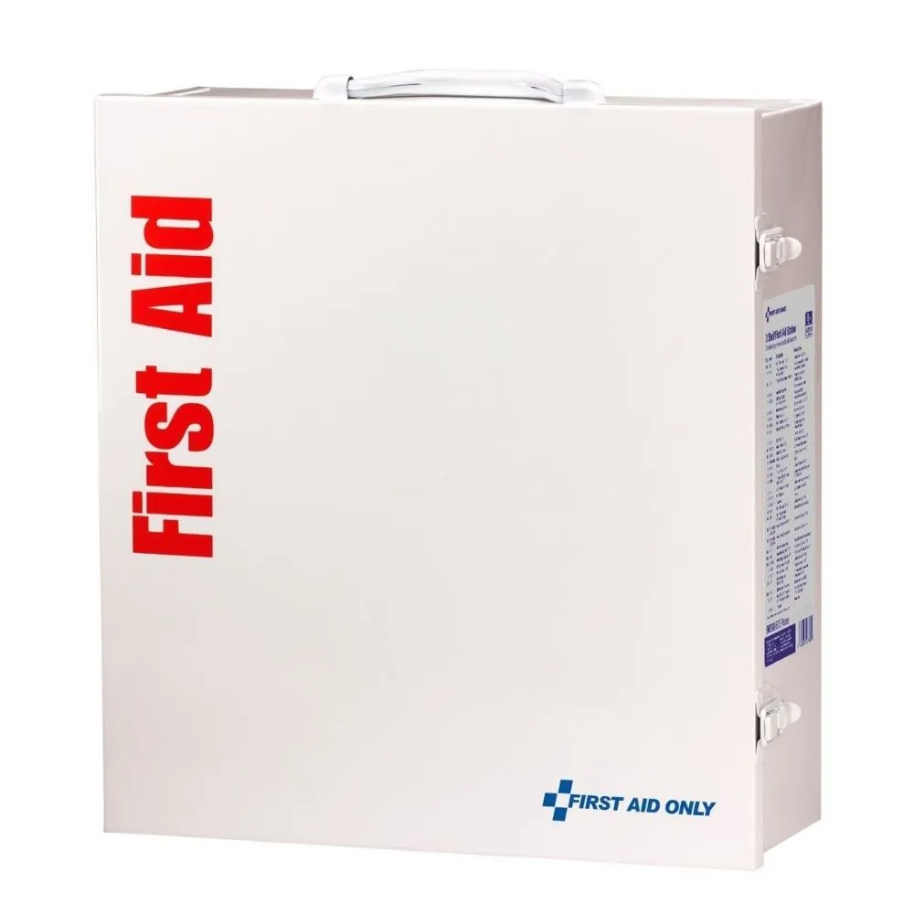 First Aid Only 90790 3 Shelf First Aid ANSI B  Metal Cabinet, without Meds