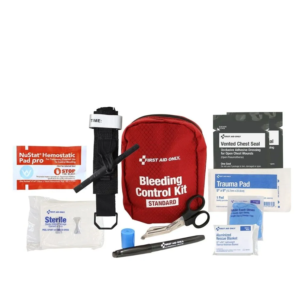 First Aid Only 91159 Bleeding Control Kit - Texas Mandate