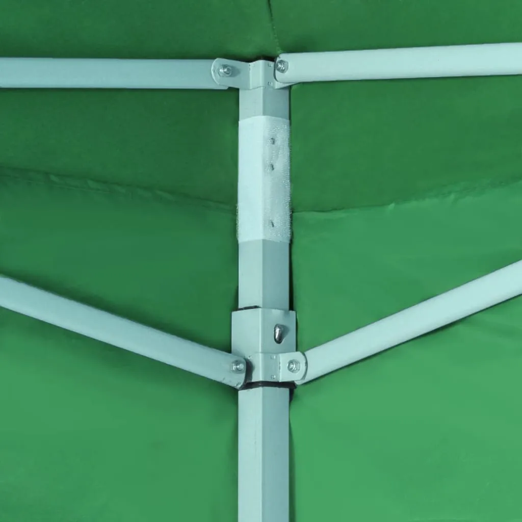 Foldable Tent with 2 Walls 3x3 m Green