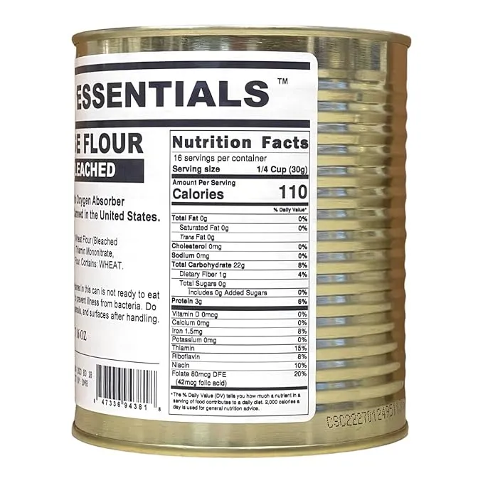 Future Essentials - All Purpose Flour #2.5 Can - 12 Pack