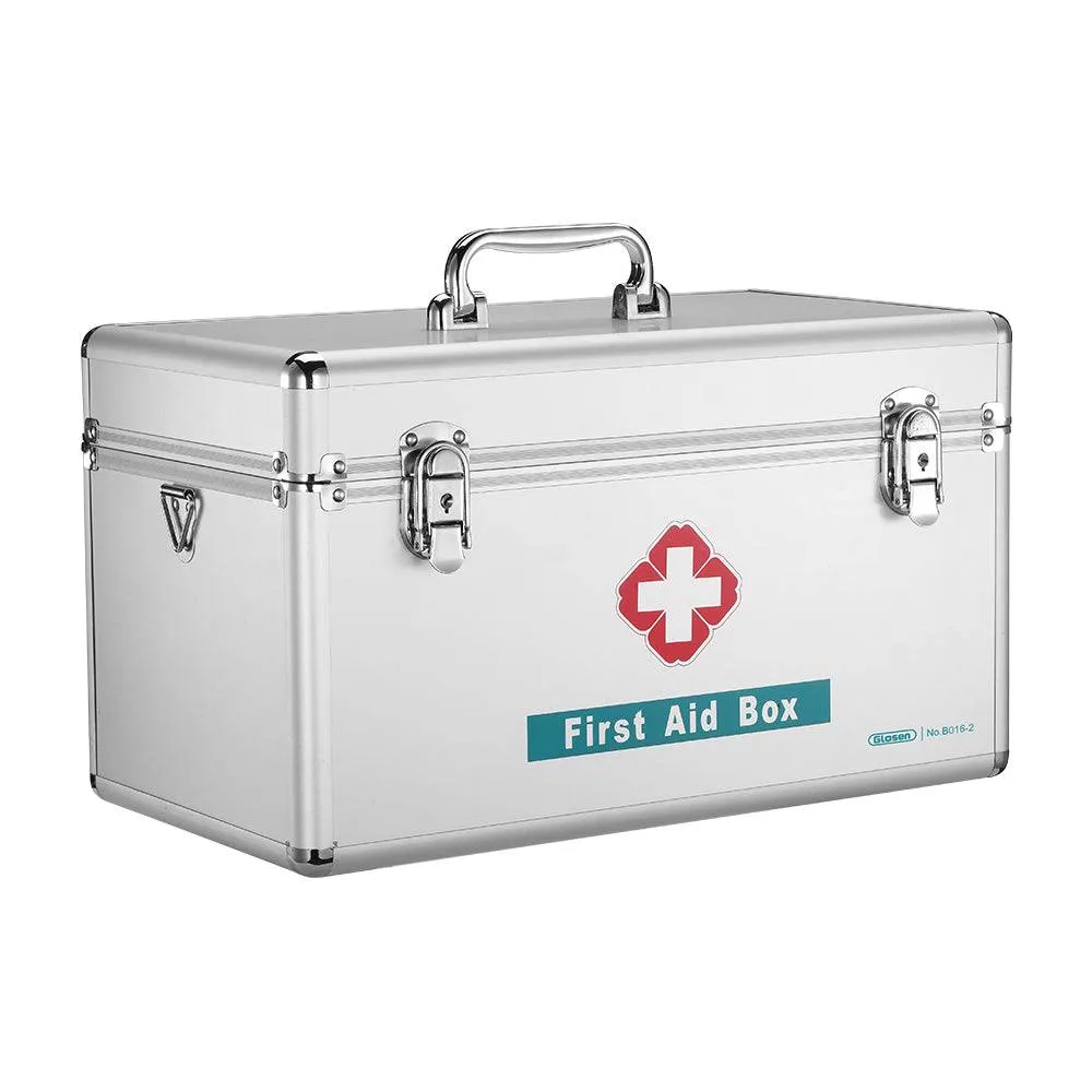 Glosen First Aid Box/Medicine Storage with Lock