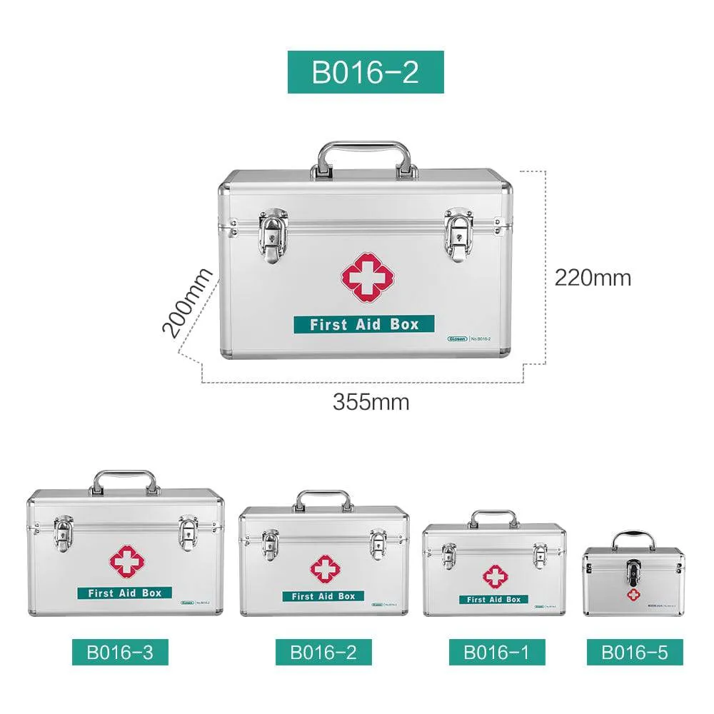 Glosen First Aid Box/Medicine Storage with Lock