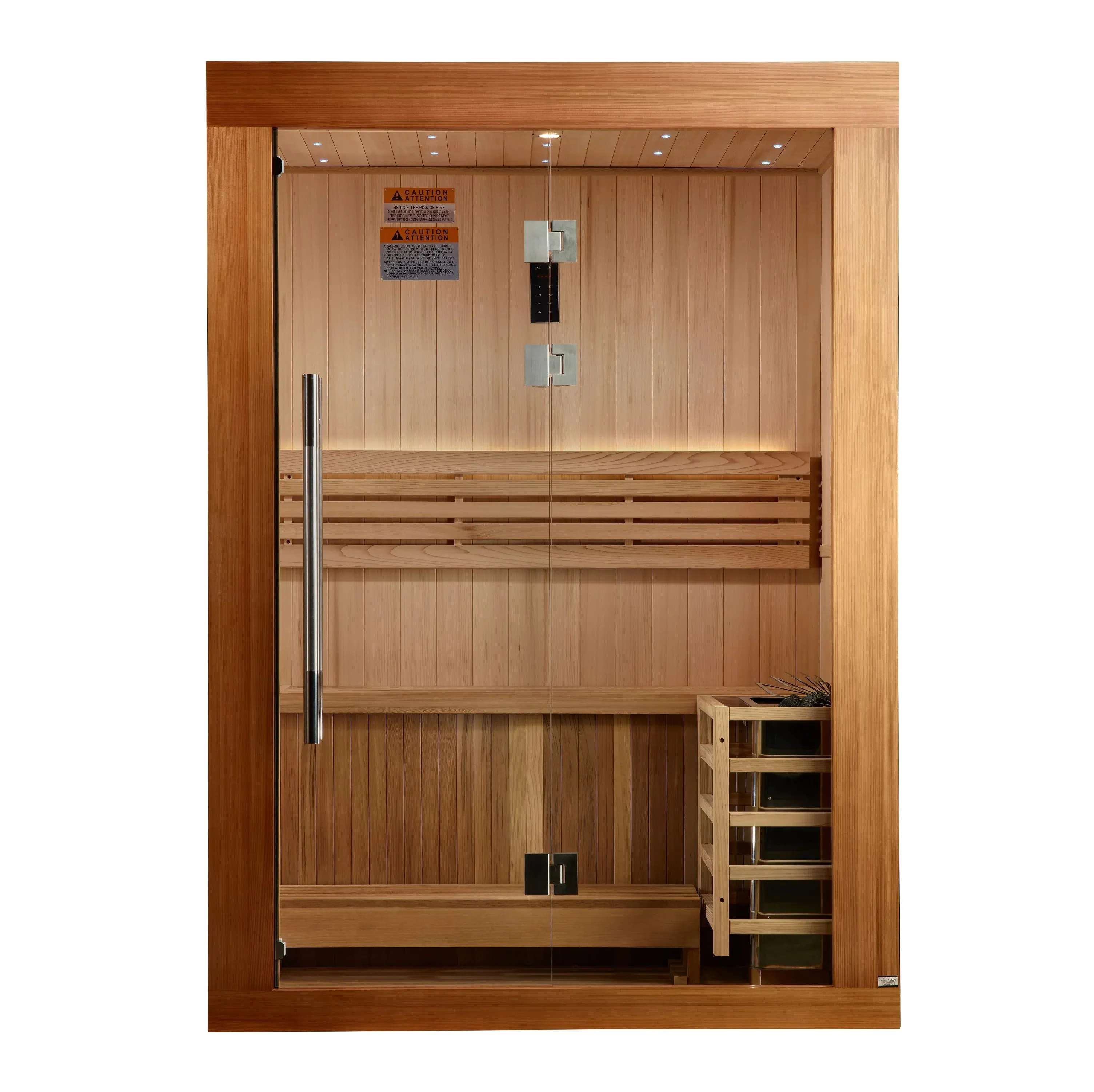 Golden Designs Sundsvall Edition 2 Person Traditional Sauna - Canadian Red Cedar