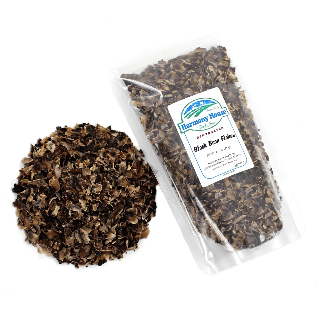 Harmony House Black Bean Flakes (2.5 oz)