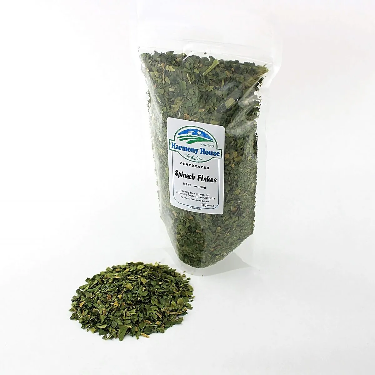 Harmony House Dried Spinach Flakes (1 oz)