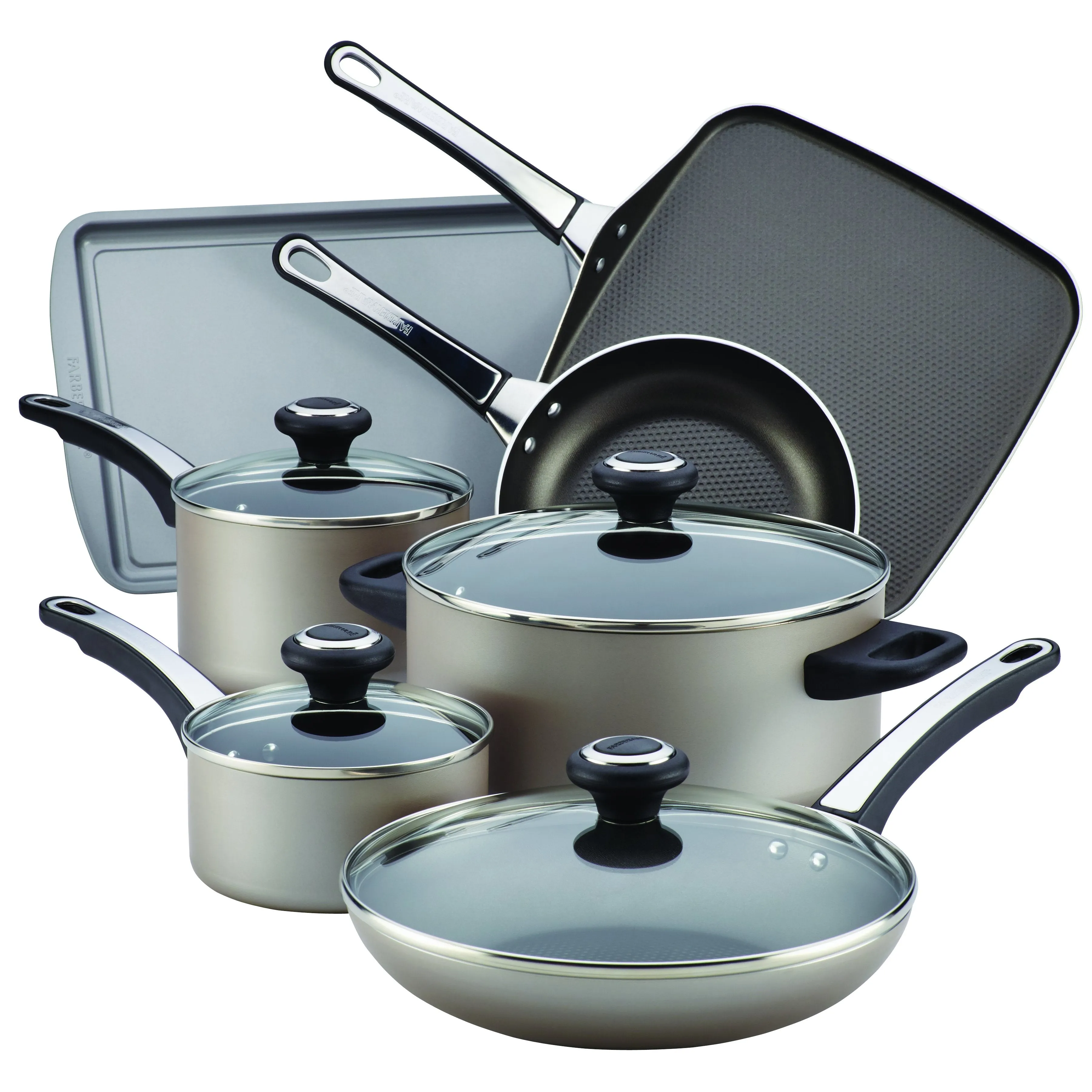 High Performance Nonstick 17-Piece Cookware Set