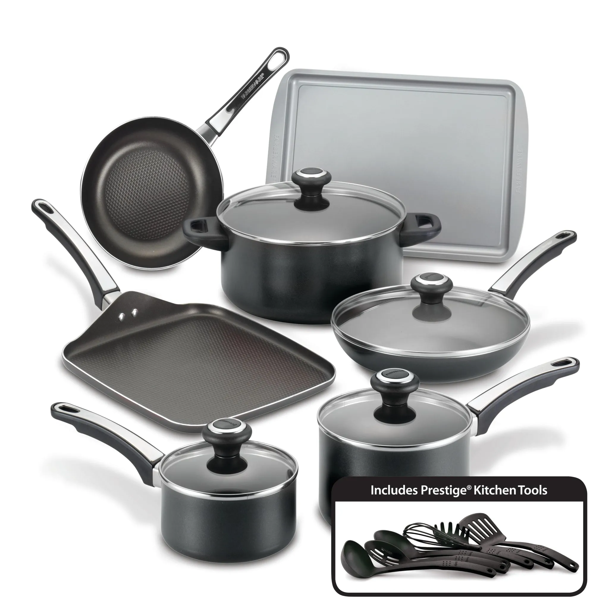 High Performance Nonstick 17-Piece Cookware Set