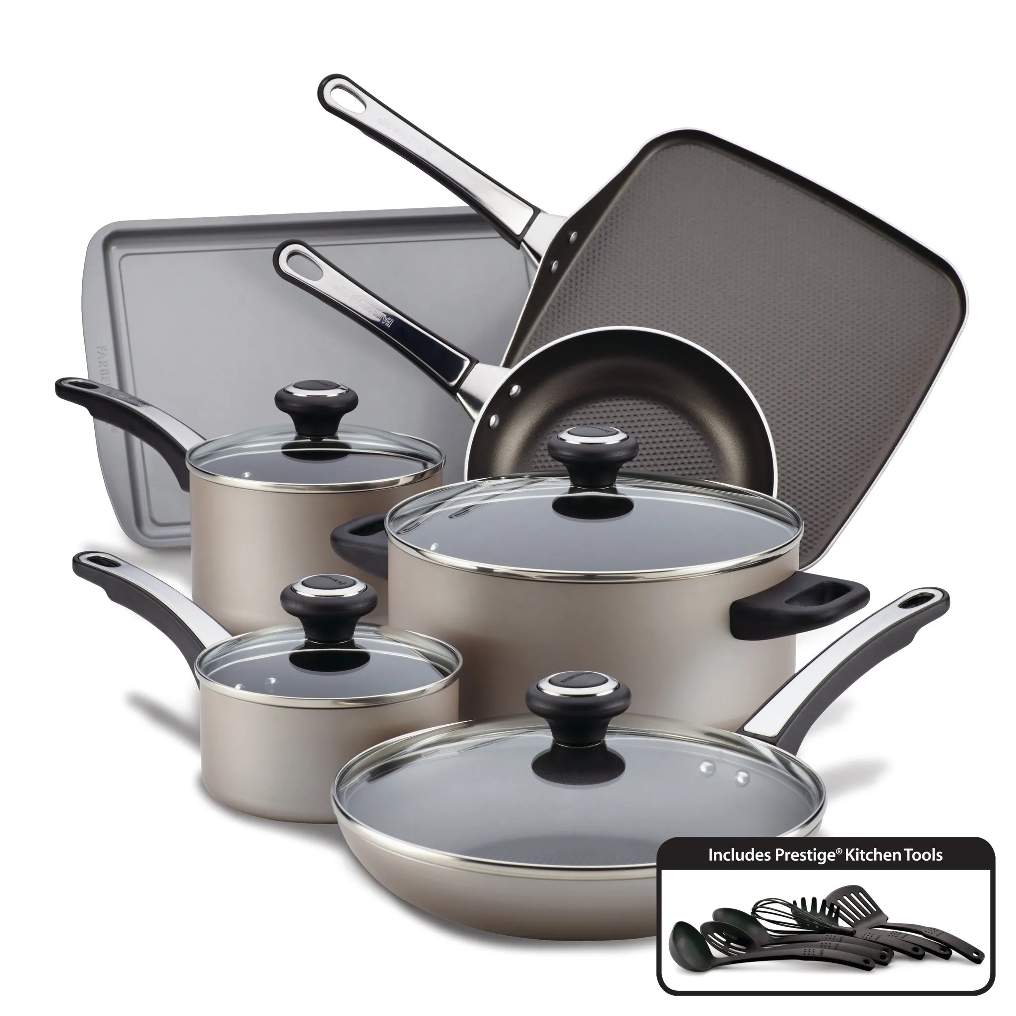 High Performance Nonstick 17-Piece Cookware Set