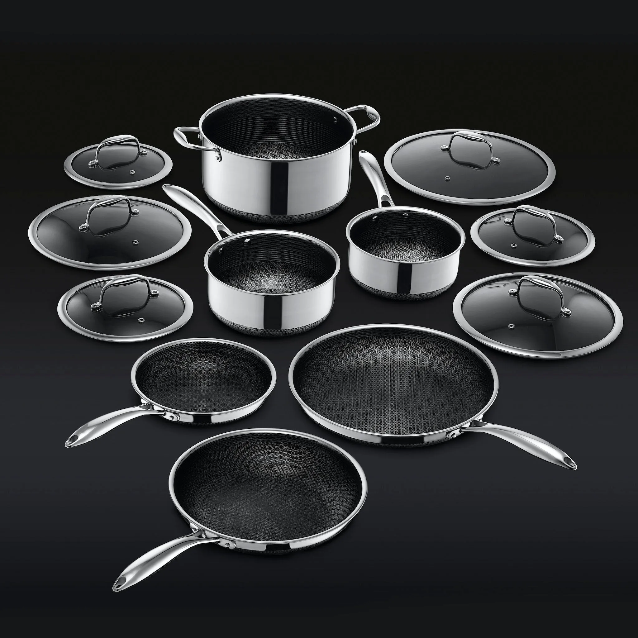 Hybrid Pots & Pans Set (12-Piece)