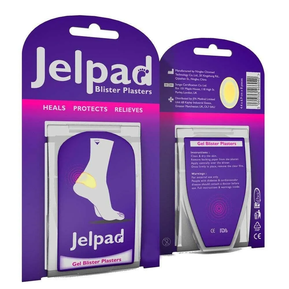 Jelpad Blister Plasters x 8