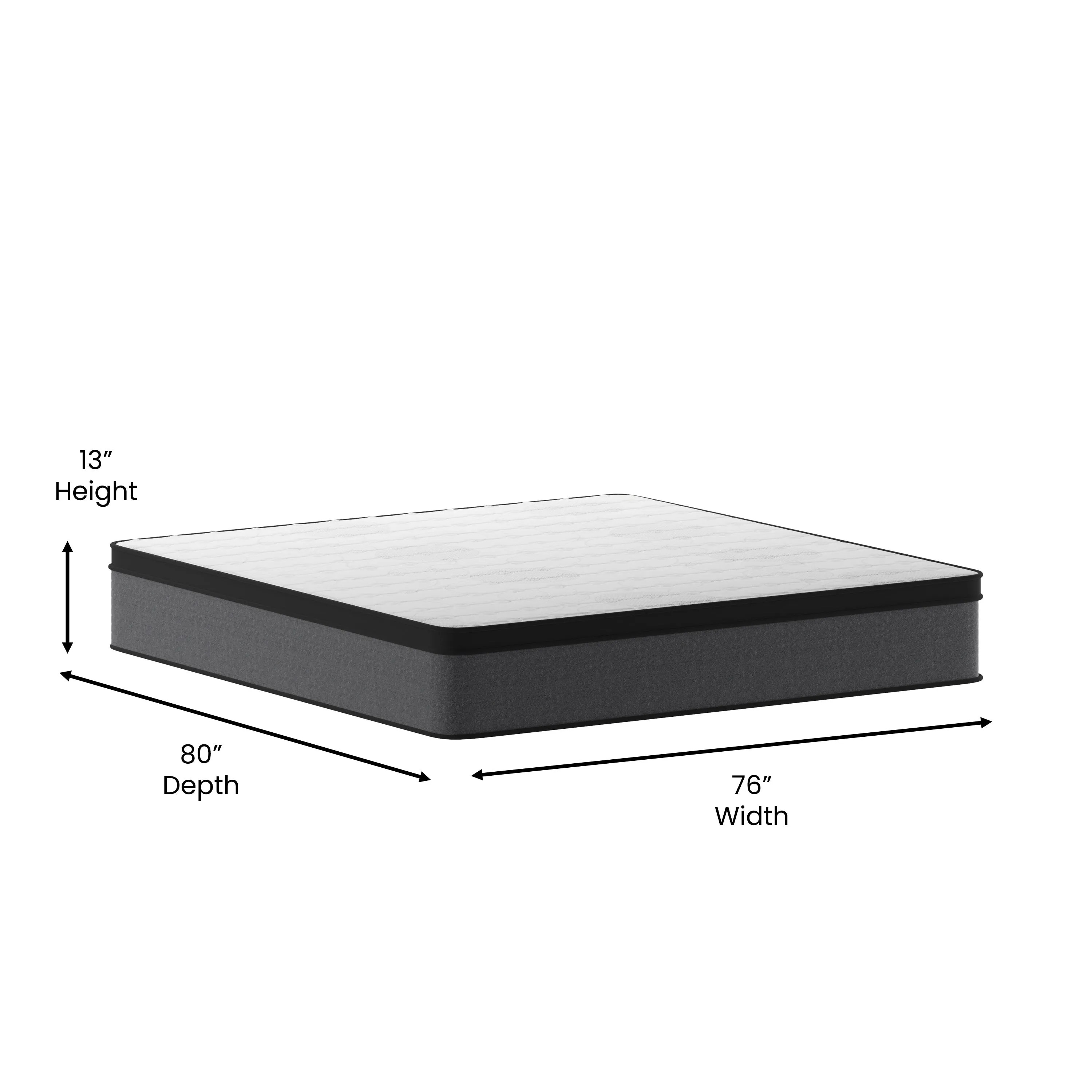 King Euro Top Hybrid Mattress CL-ET232-13-K-GG