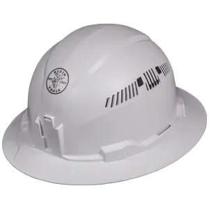 Klein 60401 Hard Hat, Vented, Full Brim Style