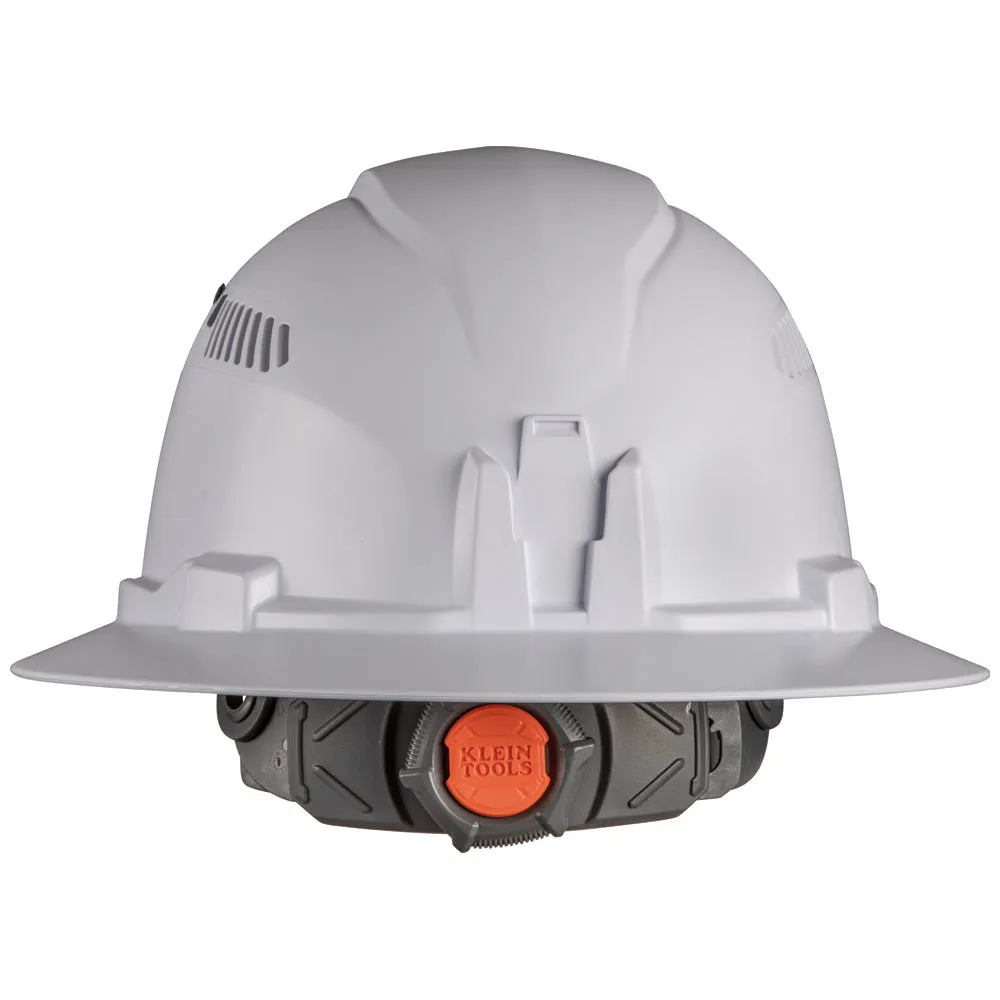 Klein 60401 Hard Hat, Vented, Full Brim Style