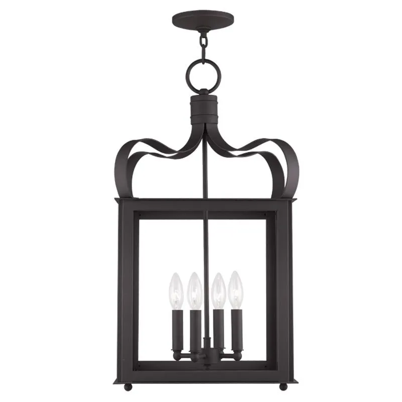 Livex Garfield 4 Light Bronze Foyer - C185-4314-07