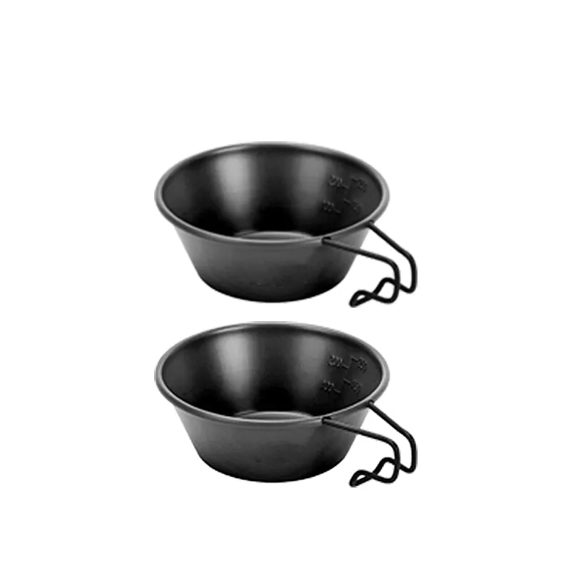 MKCAMP Cookware Set Hanging Pot Pan Camping Sierra Cup&Mugs Outdoor Camping Mess Kit for 1-2