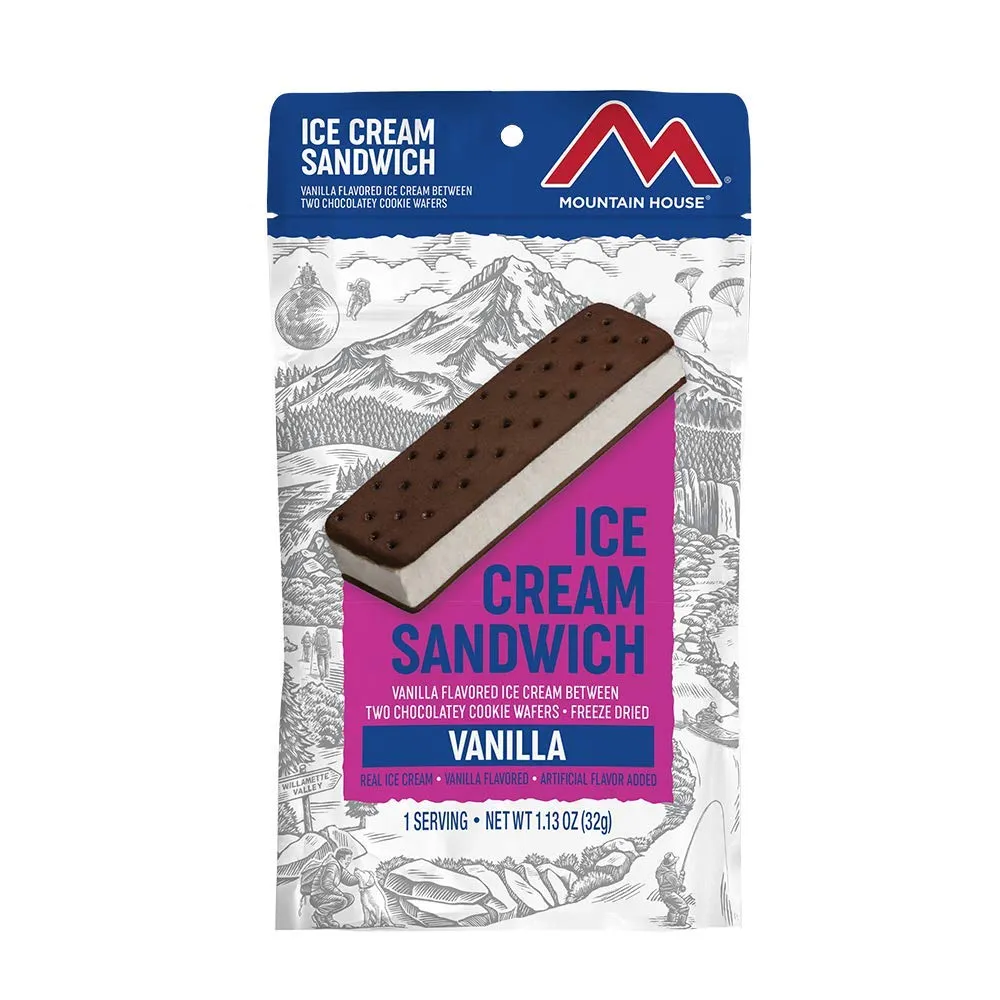 Mountain House - Vanilla Ice Cream Sandwich Pouch - 6 Pack