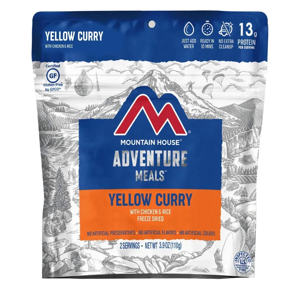 Mountain House - Yellow Curry with Chicken and Rice Pouch - 6 Pack