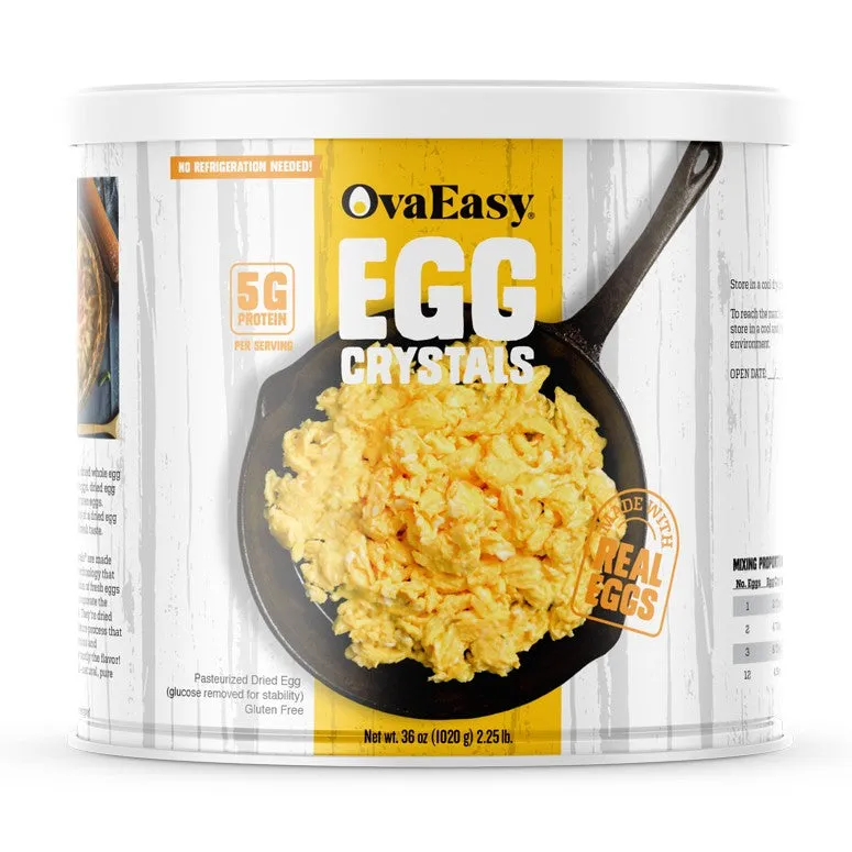 OvaEasy Eggs 36 oz 6 (Case of Six) #10 Cans - 576 Total Servings