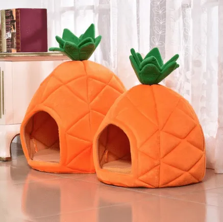 Pineapple Pet House Bed