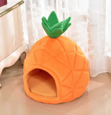 Pineapple Pet House Bed