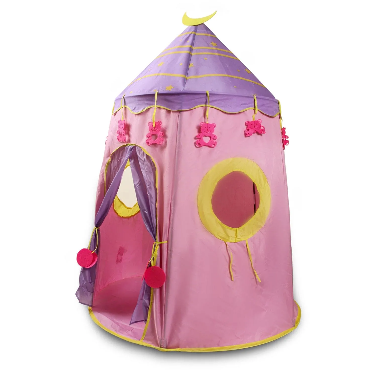 Playtime Foldable Tent House Star Teddy - Pink