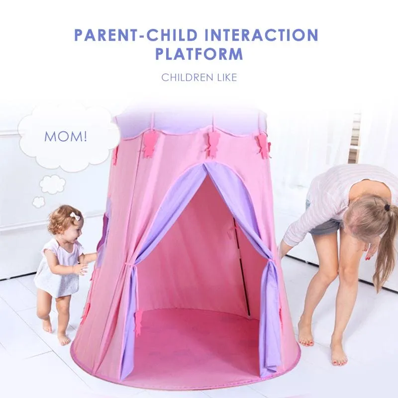 Playtime Foldable Tent House Star Teddy - Pink