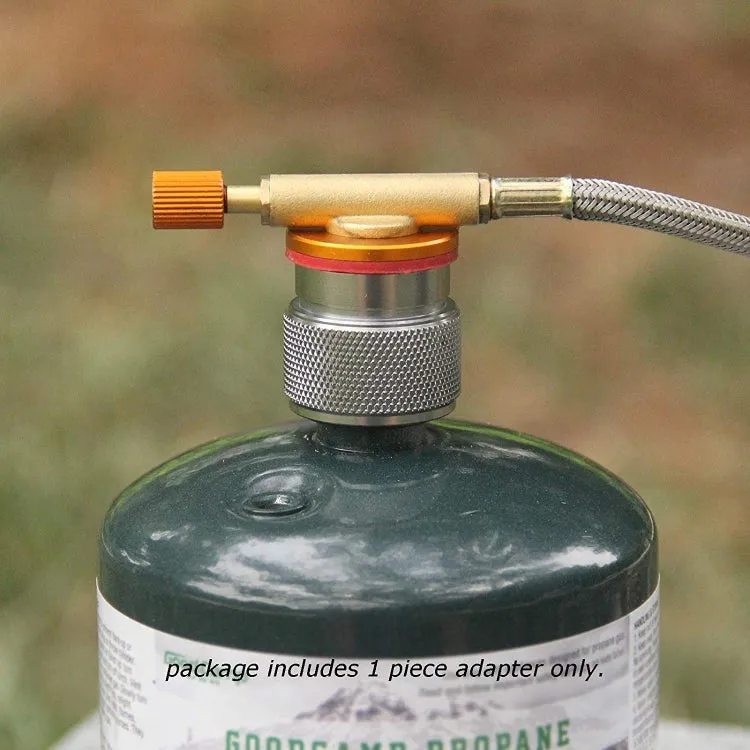 Portable Camping Stove Propane Tank Adapter American Standard Gas Burner Conversion Head