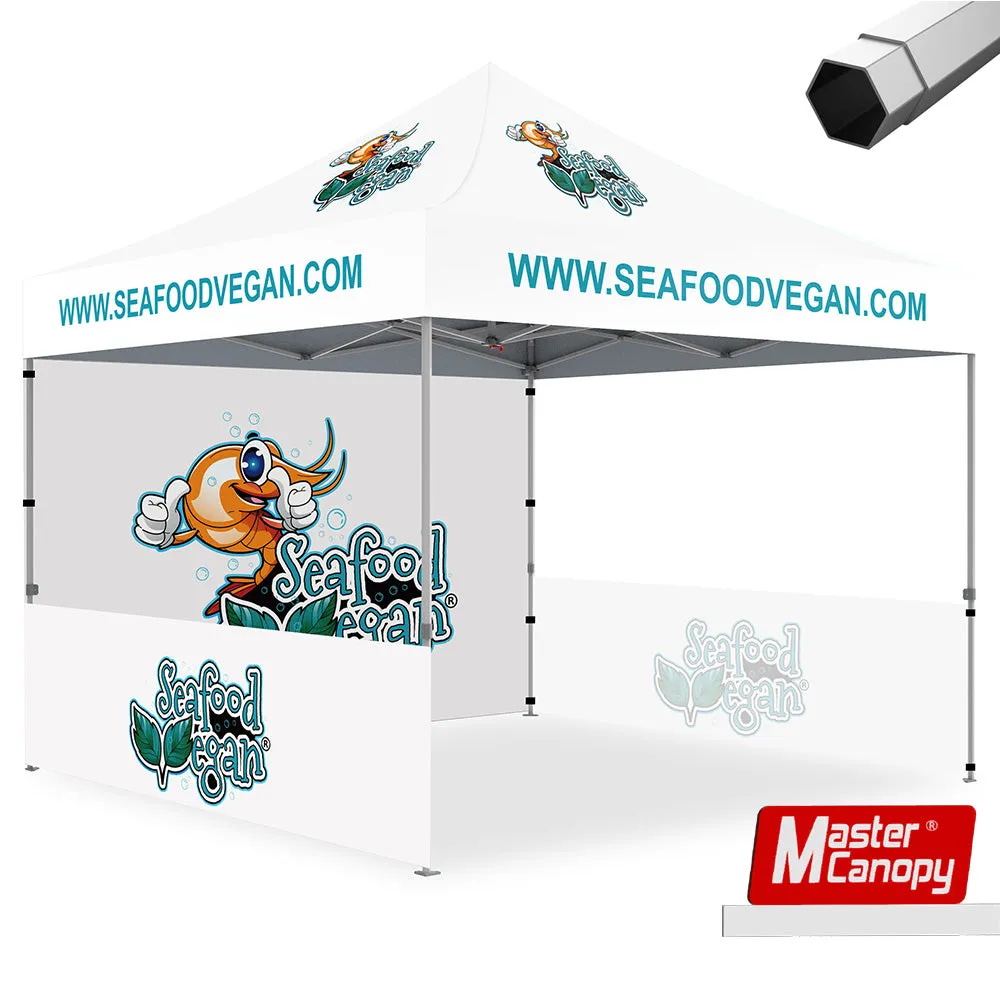 Premium Series- Custom 10x10 Heavy Duty Pop-up Personalized Canopy Tent